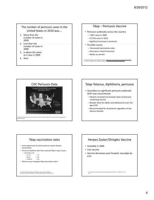 Presentation Outline ICHP Annual Meeting September 13-15