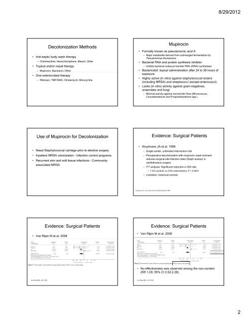 Presentation Outline ICHP Annual Meeting September 13-15