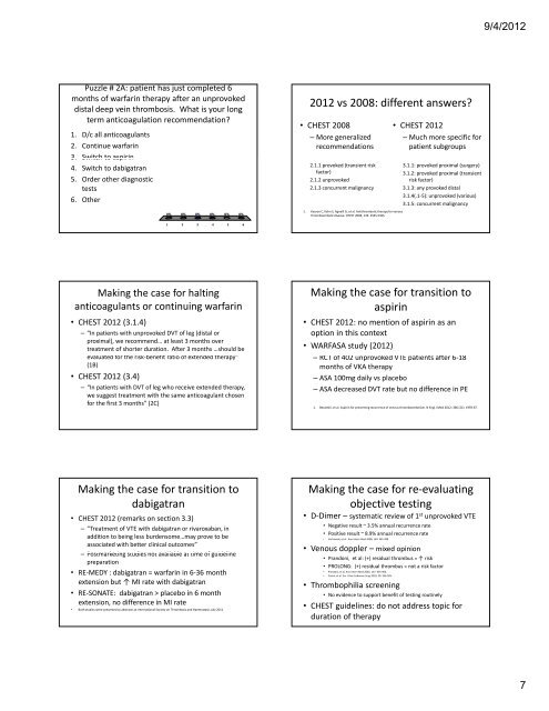 Presentation Outline ICHP Annual Meeting September 13-15