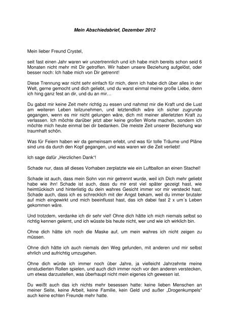 Freundschaft abschiedsbriefe Briefe an Freundschaft abschiedsbriefe Folge 389