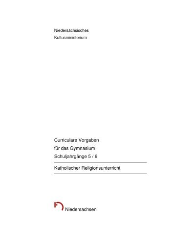 Katholischer Religionsunterricht - Niedersächsischer Bildungsserver