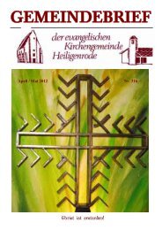 GEMEINDEBRIEF - Kirchenregion Stuhr
