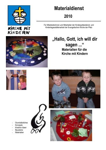 Materialdienst - Kindergottesdienst in der Pfalz