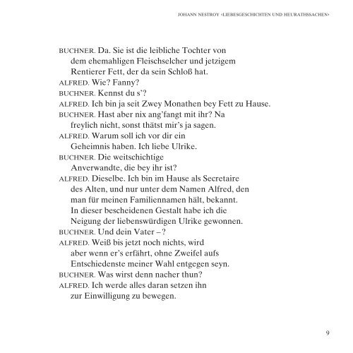 Liebesgeschichten und Heurathssachen - Johann Nepomuk Nestroy