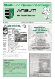 Amtsblatt 10 2011 - Stadt Kitzscher