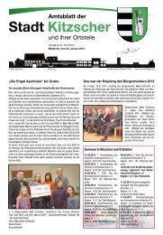 Amtsblatt 01 2013 - Stadt Kitzscher