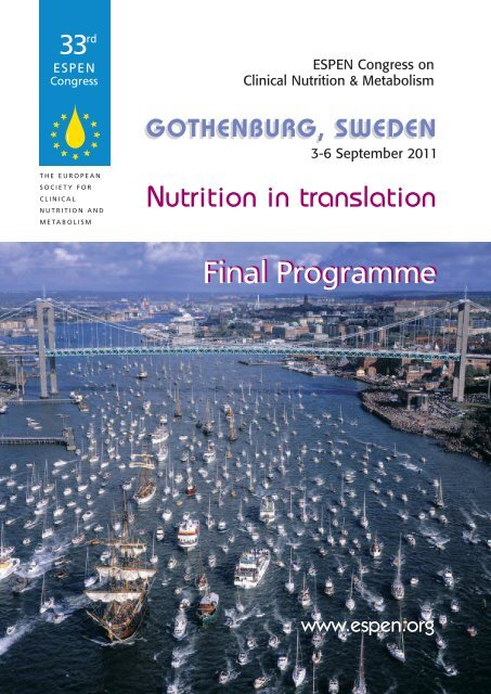 Download Final Programme here (PDF, 1.40 MB) - espen