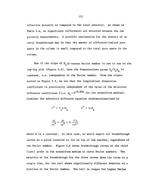 longitudinal dispersion in nonuniform isotropic porous media