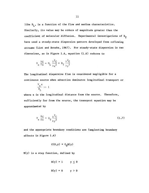 longitudinal dispersion in nonuniform isotropic porous media