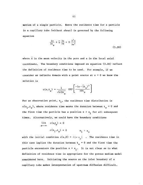 longitudinal dispersion in nonuniform isotropic porous media