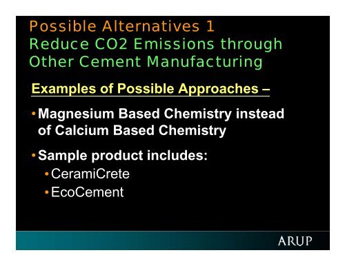 Carbon Dioxide (CO ) Emissions of Concrete