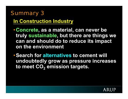 Carbon Dioxide (CO ) Emissions of Concrete