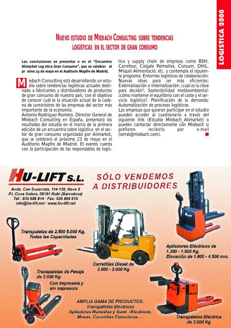 Revista de Mayo - Logistica Industrial 2000