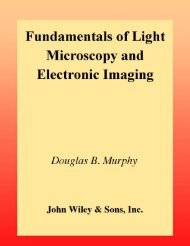 Fundamentals of Light Microscopy and Electronic Imaging