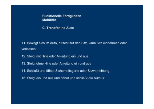 Adaptation des Pediatric Evaluation of Disability Inventory (PEDI) an ...