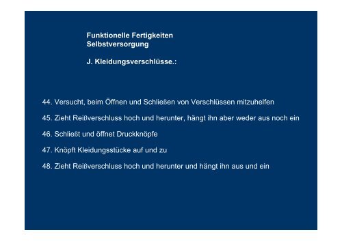 Adaptation des Pediatric Evaluation of Disability Inventory (PEDI) an ...