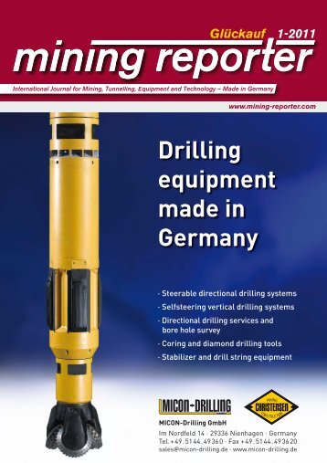 Drilling equipment made in Germany - Georesources