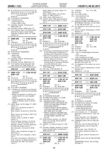 Bulletin 2011/10 - European Patent Office