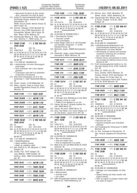 Bulletin 2011/10 - European Patent Office