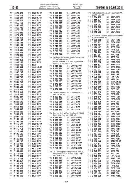 Bulletin 2011/10 - European Patent Office