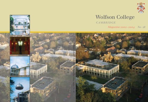 CAMBRIDGE Magazine 2002–2004 No . 28 - Wolfson College ...