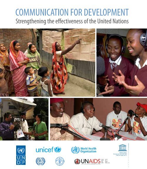 Communication For Development Strengthening the Unesco