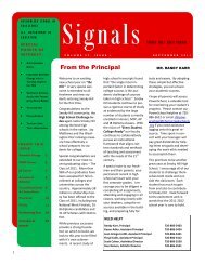 Signals 2011-12 AUG-Sept - Cherry Creek School District