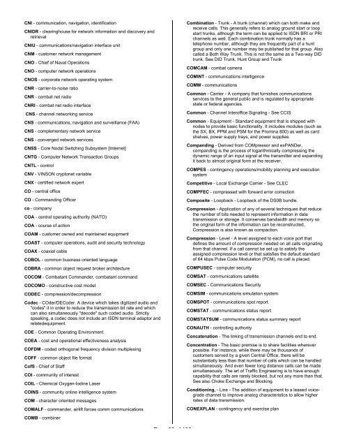 Glossary, Acronyms, and Abbreviations - IIUSA