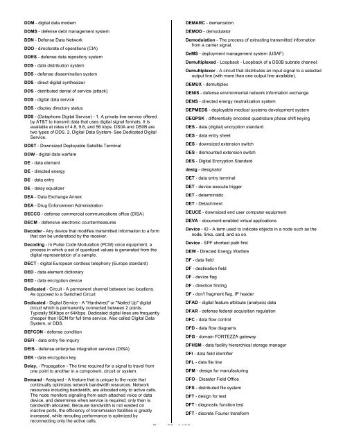 Glossary, Acronyms, and Abbreviations - IIUSA