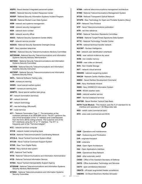 Glossary, Acronyms, and Abbreviations - IIUSA