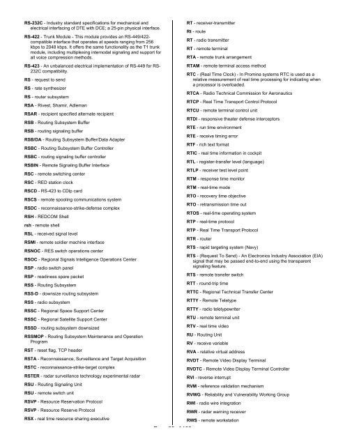 Glossary, Acronyms, and Abbreviations - IIUSA