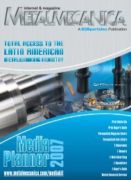 Edición 1 / Volumen 15 - Febrero-Marzo 2010 - Metalmecánica