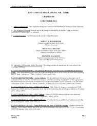 Appendix G (JFTR/JTR) Bla