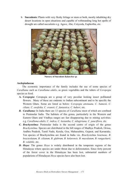 Resource Book on Horticulture Nursery Management