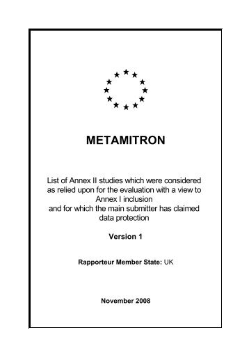 METAMITRON - fyto