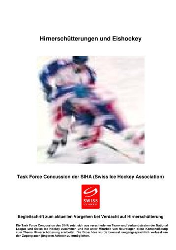 Hirnerschütterungen und Eishockey - Task Force ... - Swiss Ice Hockey