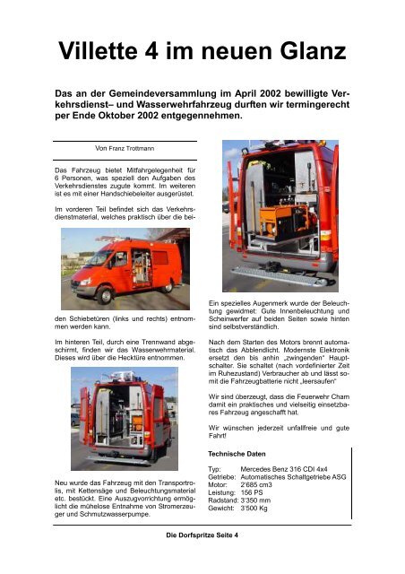 Unser Neues Verkehrsdienst - Feuerwehr Cham