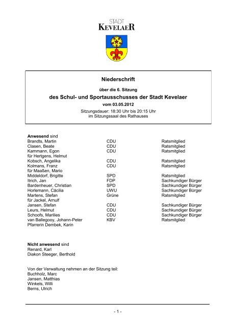 SchulA 2012-05-03 NS.pdf - Stadt Kevelaer