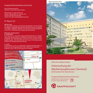 Untersuchung der Wächterlymphknoten - Knappschaftskrankenhaus ...