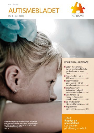 Medlemsblad nr. 4, 2012 - Landsforeningen Autisme