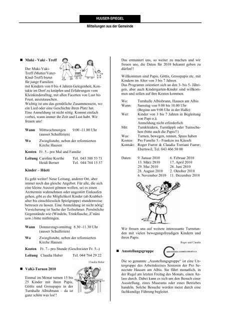 Dezember 2009 - Februar 2010 [PDF, 937 KB] - Gemeinde Hausen ...