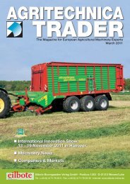 Titel-Trader 1.2011.indd - Agritechnica Trader