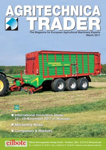 Titel-Trader 1.2011.indd - Agritechnica Trader