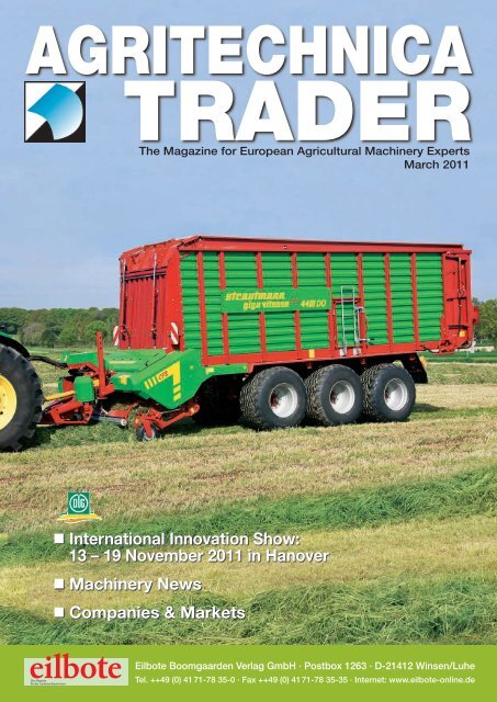 Titel-Trader 1.2011.indd - Agritechnica Trader