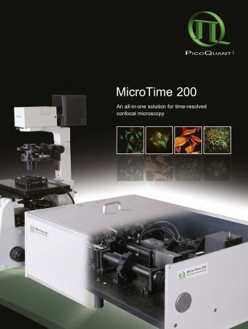 MicroTime 200 brochure - PicoQuant GmbH