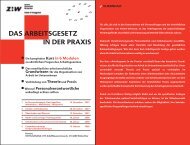 DAS ARBEITSGESETZ IN DER PRAXIS - ZHaW