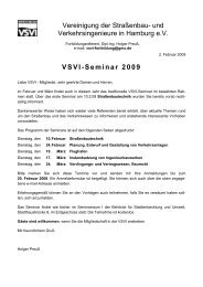 Seminareinladung 2009 - VSVI