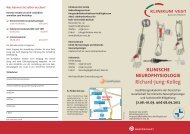 Klinische Neurophysiologie, Richard-Jung-Kolleg, 31.08.- 01.09. und