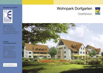 Wohnpark Dorfgarten - Egger Immobilien