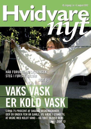 Elektronisk version af HVIDVARE-NYT nr. 4 - Feha